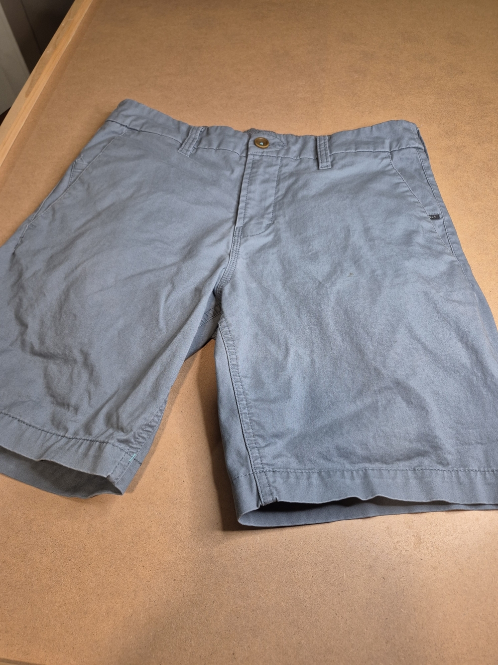 VISSLA Men's Slate Blue Flat Front Shorts 4691/7